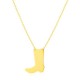 14K Yellow Gold Necklace With Cowboy Boot 14K Yellow Gold Necklace With Cowboy Boot